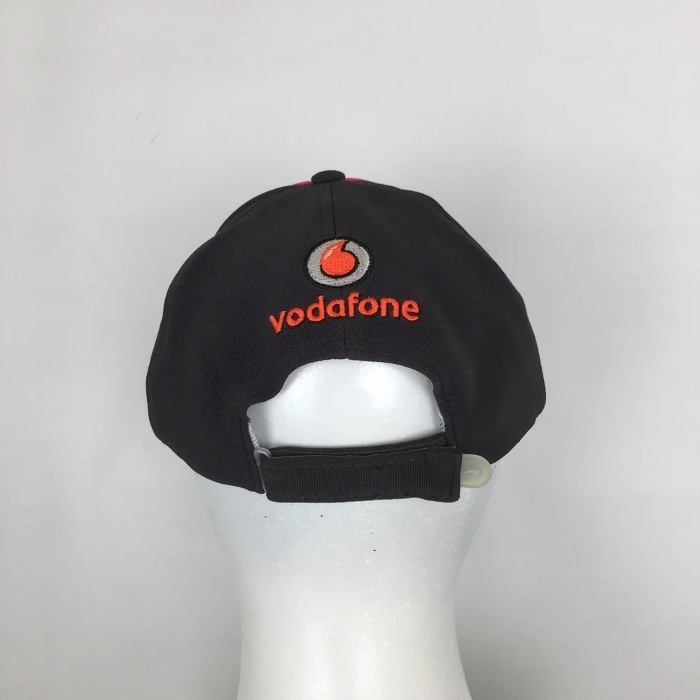 Vodafone McLaren Mercedes Partner Cap Racing Hat Gray Red